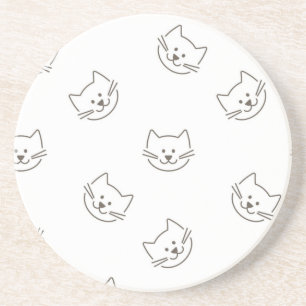 Posavasos Patrón de gato