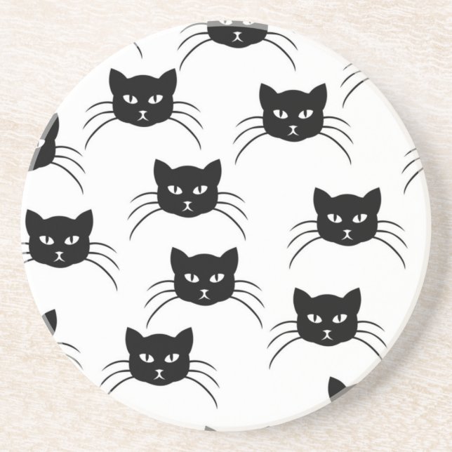 Posavasos Patrón de gato (Frente)