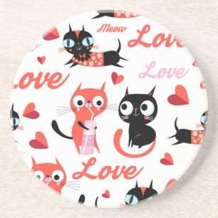 Posavasos Patrón de gato