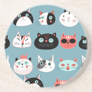 Posavasos Patrón de gato