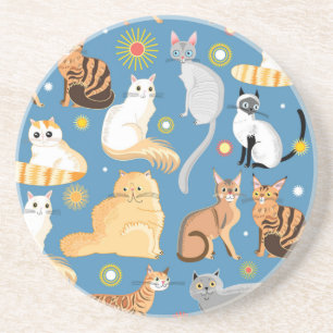 Posavasos Patrón de gato