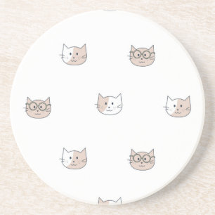 Posavasos Patrón de gato