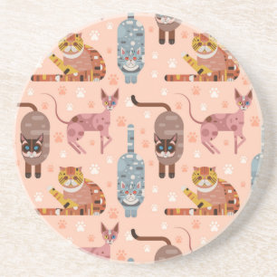Posavasos Patrón de gato
