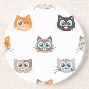 Posavasos Patrón de gato