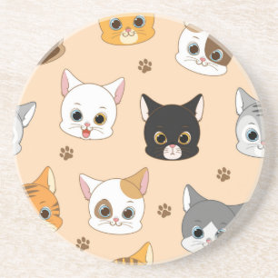 Posavasos Patrón de gato