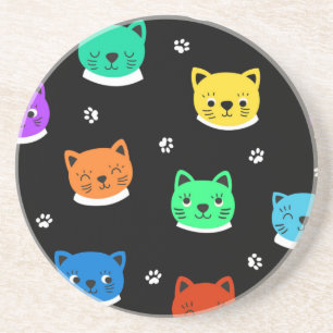 Posavasos Patrón de gato