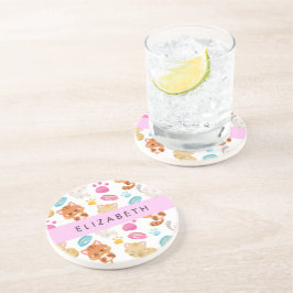 Posavasos Patrón De Gatos, Gatos Cutos, Kitty, Paws, Tu Nomb