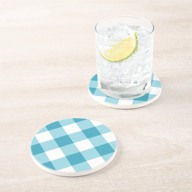 Posavasos Patrón de Gingham (Lado)