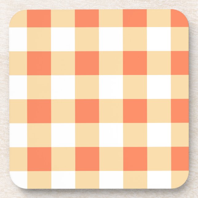 Posavasos Patrón de Gingham (Frente)