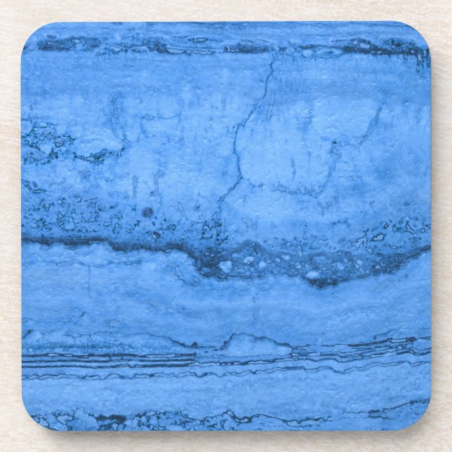 Posavasos Patrón de granito azul, mármol azul, piedra azul (Frente)