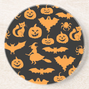 Posavasos Patrón de Halloween