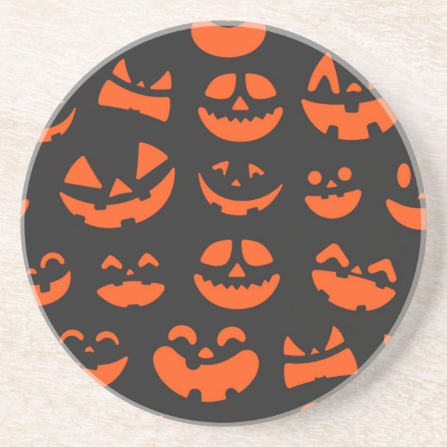 Posavasos Patrón de Halloween (Frente)