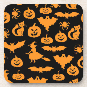 Posavasos Patrón de Halloween