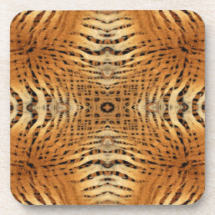 Posavasos Patrón de harina de tigre Kaleidoscope