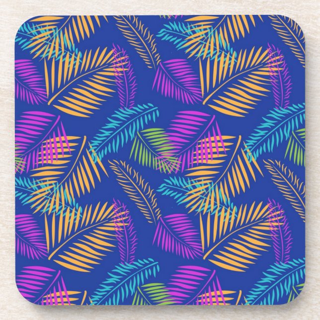 Posavasos Patrón de hojas (Frente)