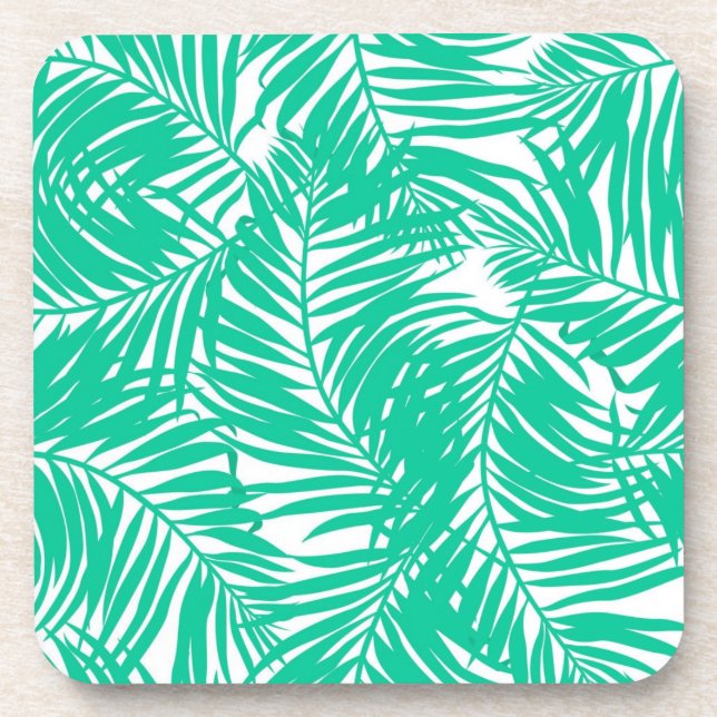 Posavasos Patrón de hojas (Frente)