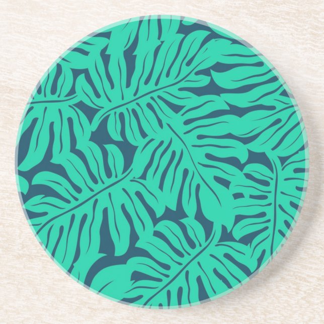 Posavasos Patrón de hojas (Frente)