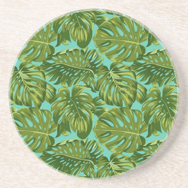 Posavasos Patrón de hojas (Frente)