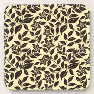 Posavasos Patrón de hojas florales-47566