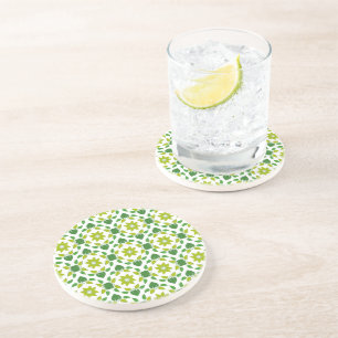 Posavasos Patrón de hojas, patrón de hojas, hojas verdes
