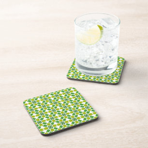 Posavasos Patrón de hojas, patrón de hojas, hojas verdes