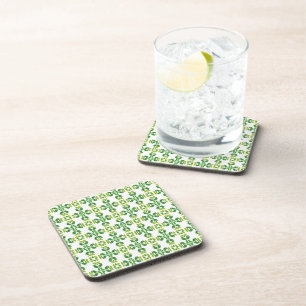 Posavasos Patrón de hojas, patrón de hojas, hojas verdes