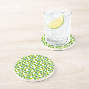 Posavasos Patrón de hojas, patrón de hojas, hojas verdes