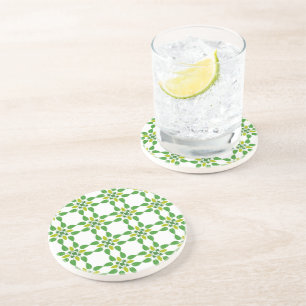 Posavasos Patrón de hojas, patrón de hojas, hojas verdes