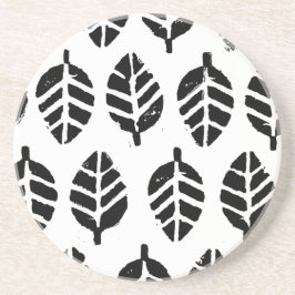 Posavasos Patrón de hojas Potato Imprimir arenisca