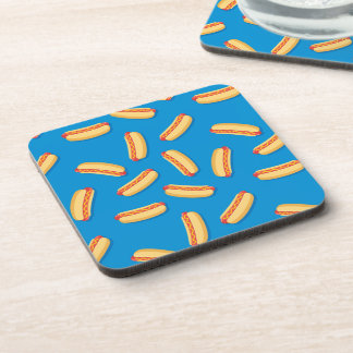 Posavasos Patrón de Hotdogs de comida rápida