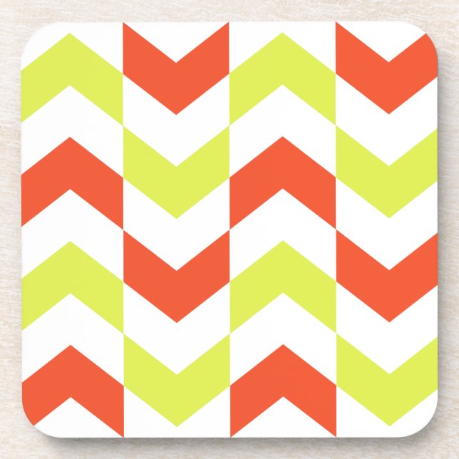 Posavasos Patrón de hueso de arenisca Red & Green Coasters (Frente)