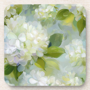 Posavasos Patrón de Hydrangea de Painterly