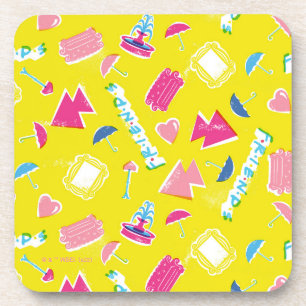 Posavasos Patrón de icono Neon FRIENDS™