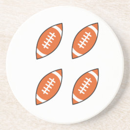 Posavasos Patrón de ilustracion americano lanzar pillo