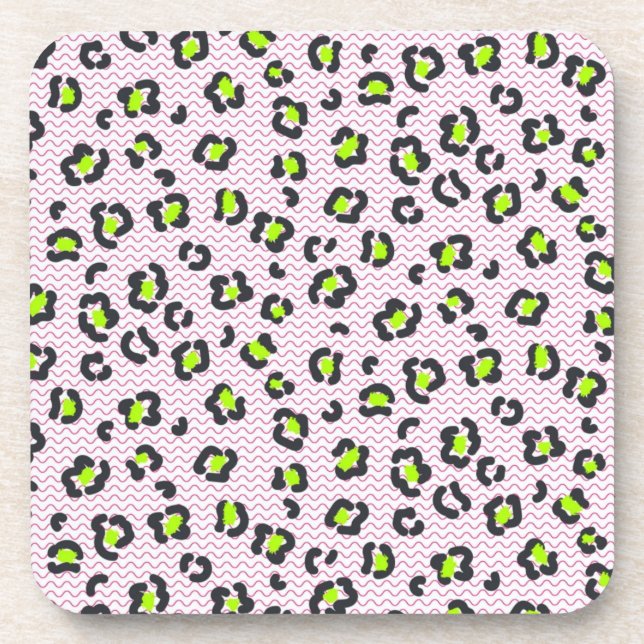 Posavasos Patrón de impresión animal (Frente)