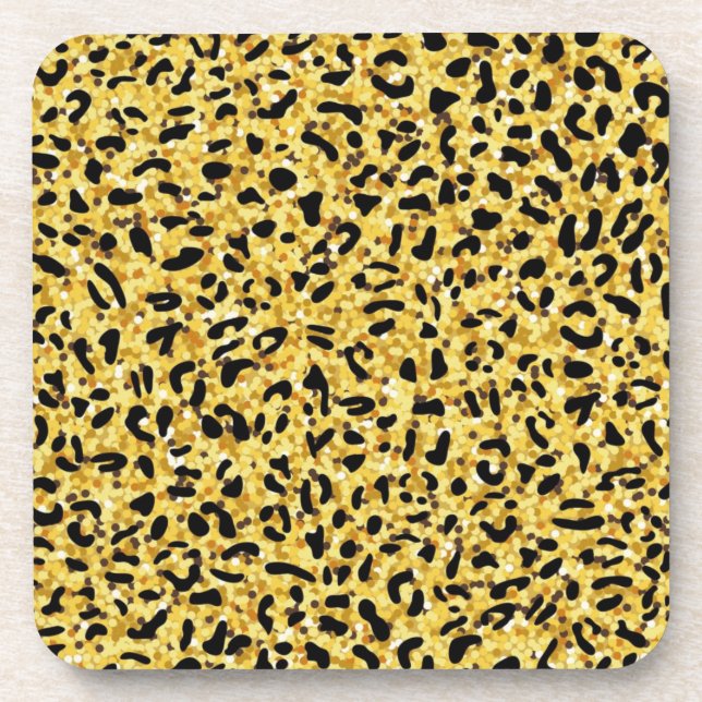 Posavasos Patrón de impresión animal (Frente)