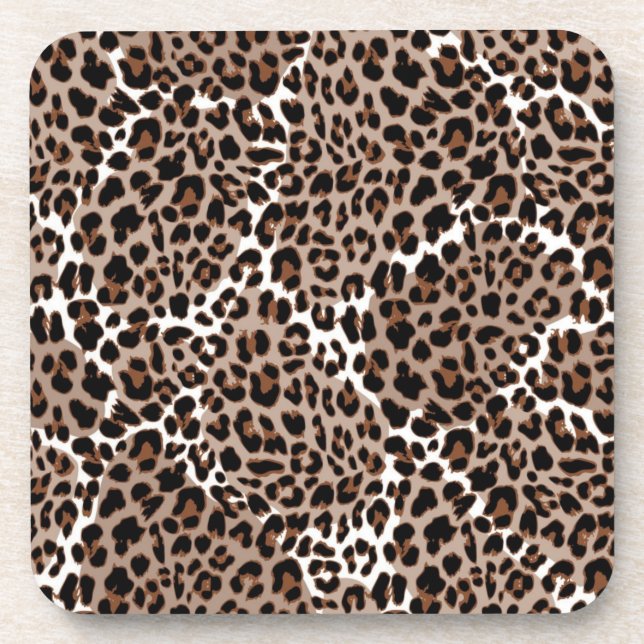 Posavasos Patrón de impresión animal (Frente)