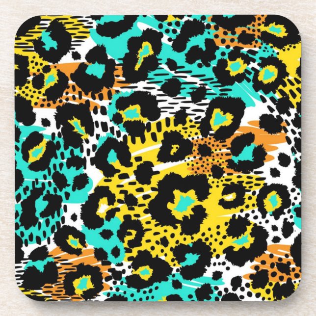 Posavasos Patrón de impresión animal (Frente)