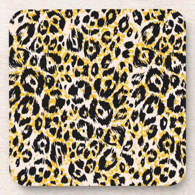 Posavasos Patrón de impresión animal (Frente)
