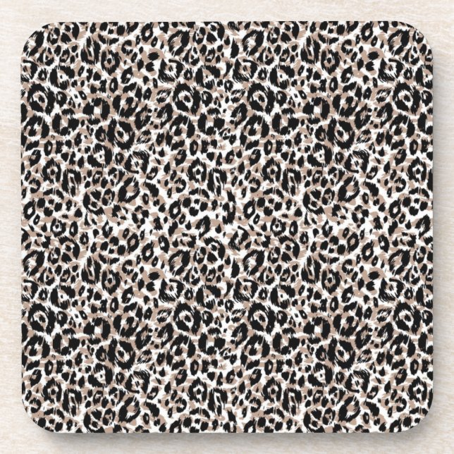 Posavasos Patrón de impresión animal (Frente)
