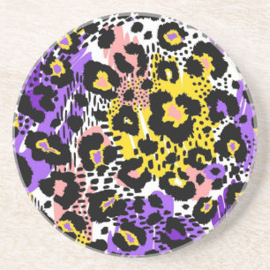 Posavasos Patrón de impresión animal