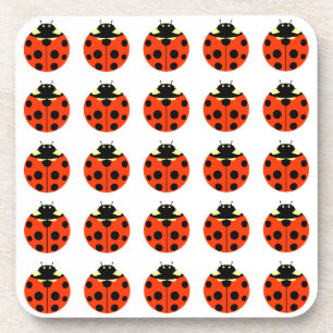 Posavasos patrón de ladybug
