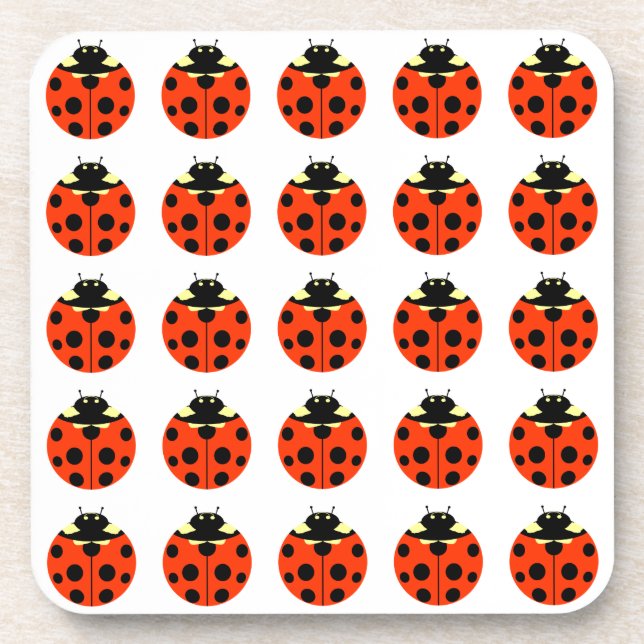 Posavasos patrón de ladybug (Frente)