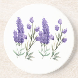 Posavasos Patrón de lavanda francés