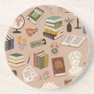 Posavasos Patrón de libro