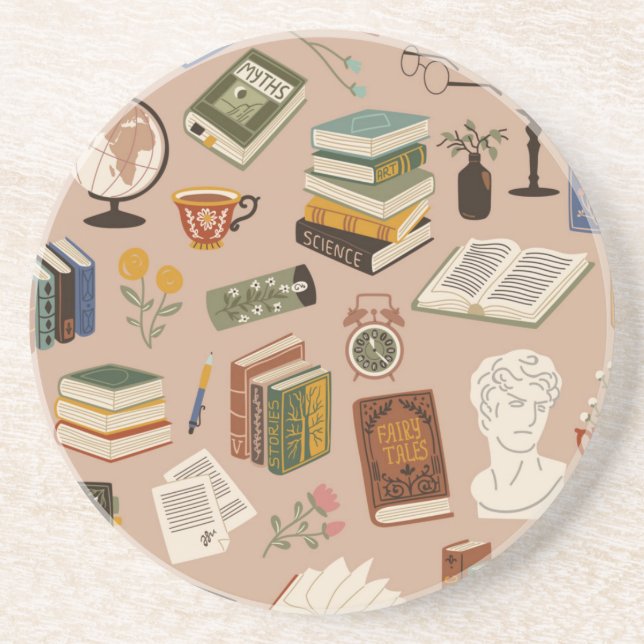 Posavasos Patrón de libro (Frente)