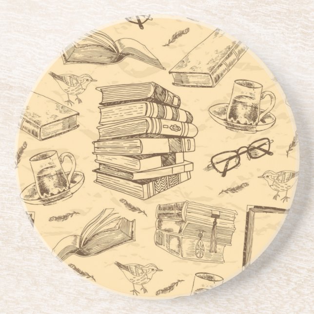 Posavasos Patrón de libro (Frente)