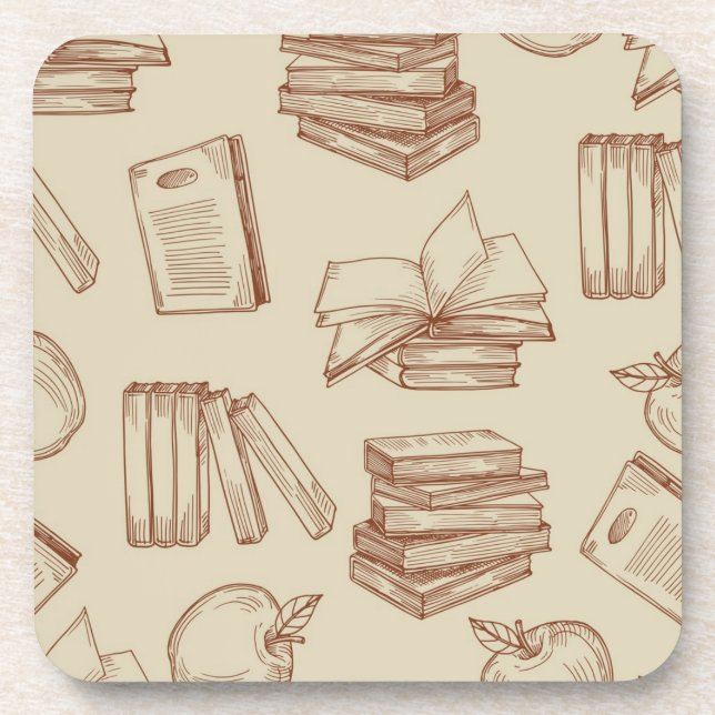Posavasos Patrón de libro (Frente)