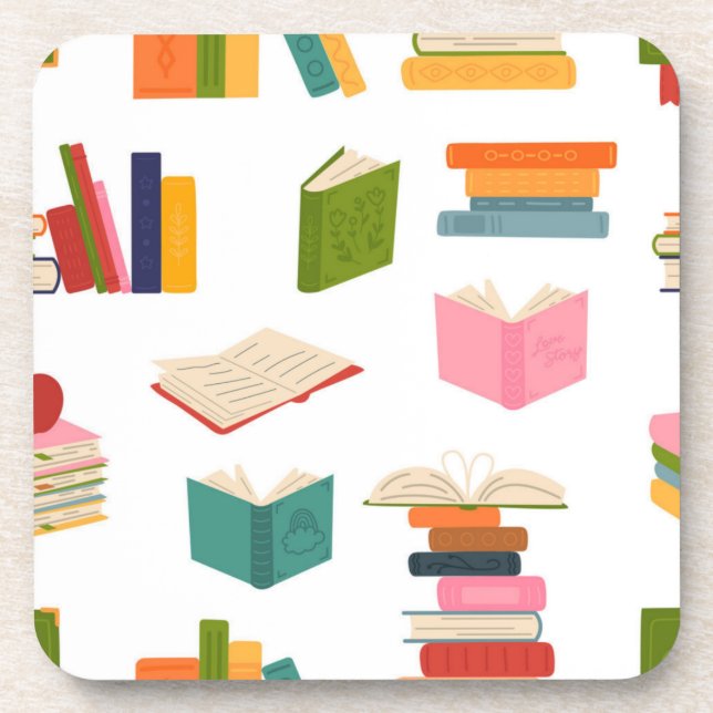 Posavasos Patrón de libro (Frente)