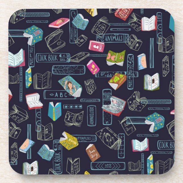 Posavasos Patrón de libro (Frente)